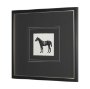 16202 - Equestrian Etching I by Mercana Studio Hand-Embellished Textured Framed Artwork Matted under Glass