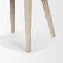 71251 - Nolan Slope Cream Chenille Dining Chair