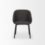 70255 - Shannon Dining Chair w/ Gray Fabric & Matte Black Metal