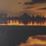 16189 - Last Light by Chad Mackay Textured FramedPhoto Print Matted under Glass