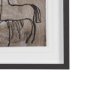 16191 - Buckskin by Mercana Studio Hand-Embellished Textured Framed Artwork Matted under Glass