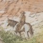 16192 - Red Rock Country I by Mercana Studio Hand-Embellished Framed Artwork Matted under Glass