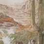 16194 - Red Rock Country III by Mercana Studio Hand-Embellished Framed Artwork Matted under Glass
