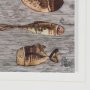 16196 - Fish Pattern II by Mercana Studio Hand-Embellished Textured Framed Artwork Matted under Glass