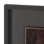 16214 - Golden Quiet I by Mercana Studio Hand-Embellished Textured Framed Artwork Matted under Glass
