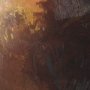 16215 - Golden Quiet II by Mercana Studio Hand-Embellished Textured Framed Artwork Matted under Glass