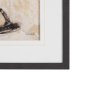 16217 - "Hat Trick" by Mercana Studio Hand-Embellished Textured Framed Artwork Matted under Glass