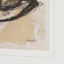 16219 - Straw by Mercana Studio Hand-Embellished Textured Framed Artwork Matted under Glass