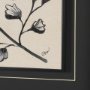 16233 - Fan Leaves by Cristina Bartl Villa Hand-Embellished Textured Framed Artwork Matted under Glass
