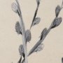 16235 - Pussy Willow by Cristina Bartl Villa Hand-Embellished Textured Framed Artwork Matted under Glass