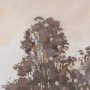 16244 - Peaceful Forest I by Mercana Studio Hand-Embellished Textured Framed Artwork Matted under Glass