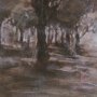 16245 - Peaceful Forest II by Mercana Studio Hand-Embellished Textured Framed Artwork Matted under Glass
