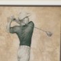 16246 - Golf Swing I by Mercana Studio Hand-Embellished Framed Artwork Matted under Glass