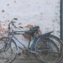 16262 - Rustic Bicycyle Scene by Shot By Clint Framed Photo Print Matted under Glass