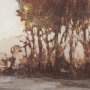102830-FL - Quiet Horizon I by Mercana Studio Hand-Embellished Textured Framed Canvas Artwork