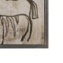102838-FL - Buckskin by Mercana Studio Hand-Embellished Textured Framed Canvas Artwork