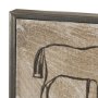 102838-FL - Buckskin by Mercana Studio Hand-Embellished Textured Framed Canvas Artwork
