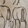 102838-FL - Buckskin by Mercana Studio Hand-Embellished Textured Framed Canvas Artwork