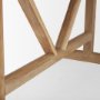 69956-AB - Viktor 94"L Light Brown Solid Wood Dining Table