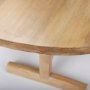 69956-AB - Viktor 94"L Light Brown Solid Wood Dining Table