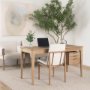 69834 - Cavett Cream Boucle Upholstered Seat W/Light Brown Wood Frame Dining Chair