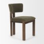 71316 - Soho Curved Open Back Olive Tripod Frame Dining Chair