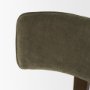 71316 - Soho Curved Open Back Olive Tripod Frame Dining Chair