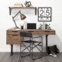 68797 - Direttore Black Iron Frame Black Leather Dining Chair