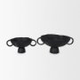 70723 - Radka Small Matte Black Metal Decorative Bowl