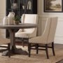 70242 - Kensington I  Cream Fabric and Solid Wood Dining Chair