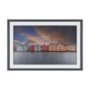 16294 - Waterfront of Alesund, Norway by Richard Silver Textured Framed Photo Print Matted under Glass