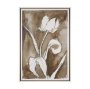102843-FL - Tulip Bloom V by Mercana Studio Hand-Embellished Textured Framed Canvas Artwork