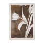 102844-FL - Tulip Bloom VI by Mercana Studio Hand-Embellished Textured Framed Canvas Artwork