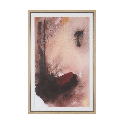 16276 - Let It Be by Ira Havuka Hand-Embellished Textured Framed Artwork Matted under Glass