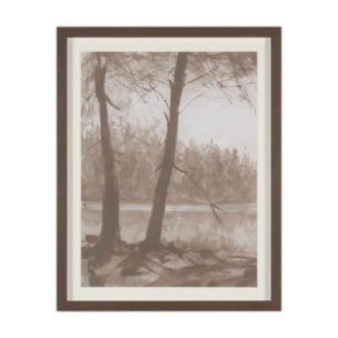 Timber Light I by Mercana Studio Framed Artwork Matted under Glass