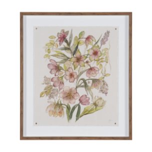 Atelier des Fleurs II by Mercana Studio Framed Artwork Matted under Glass