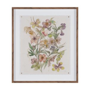 Atelier des Fleurs III by Mercana Studio Framed Artwork Matted under Glass