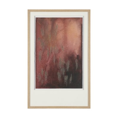 16274 - Aged In Silence I by Ira Havuka Hand-Embellished Textured Framed Artwork Matted under Glass