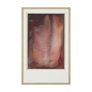 Aged In Silence II by Ira Havuka Hand-Embellished Textured Framed Artwork Matted under Glass