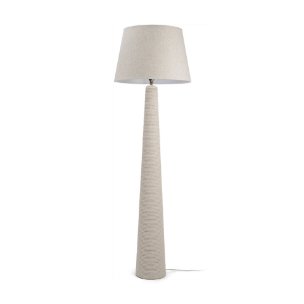 Newport Woven Rope Tapered Base Floor Lamp