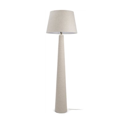 71505-AB - Newport Woven Rope Tapered Base Floor Lamp