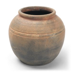 Cotto 8.7H Weathered Round Terracotta Vase