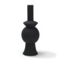 71577 - Veda Large Black Metal Geometric Vase