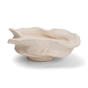 Scala Textured Ceramic Organic Forms Decorative Bowl