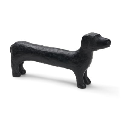 71585 - Dash Long Black Metal Dachshund Dog Object
