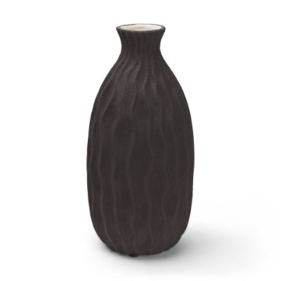 71598 - Tidal Tall Ceramic Rippled Decorative Vase