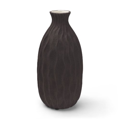 71598 - Tidal Tall Ceramic Rippled Decorative Vase
