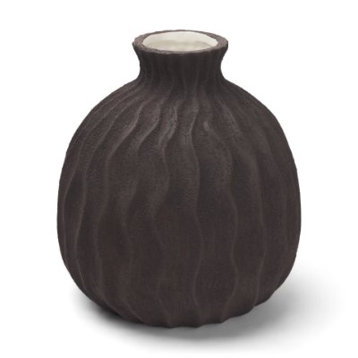 71597 - Tidal Medium Ceramic Rippled Decorative Vase