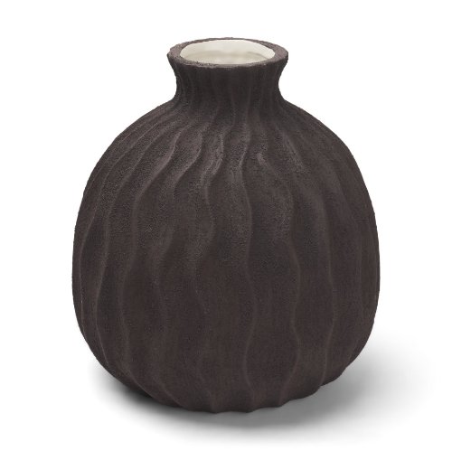 71597 - Tidal Medium Ceramic Rippled Decorative Vase