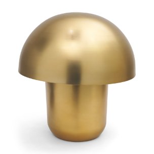 Orlo 18" Gold Metal Mushroom Table Lamp